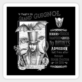 The Theater Grand Guignol Sticker